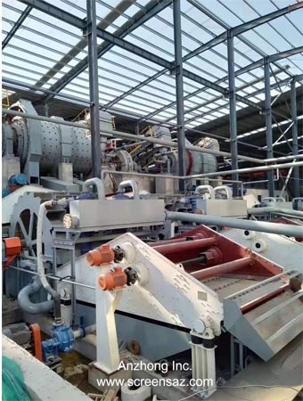 The sand washing and recycling integrated machines