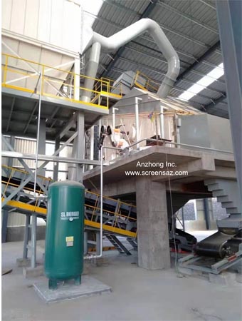 The sand washing and recycling integrated machines