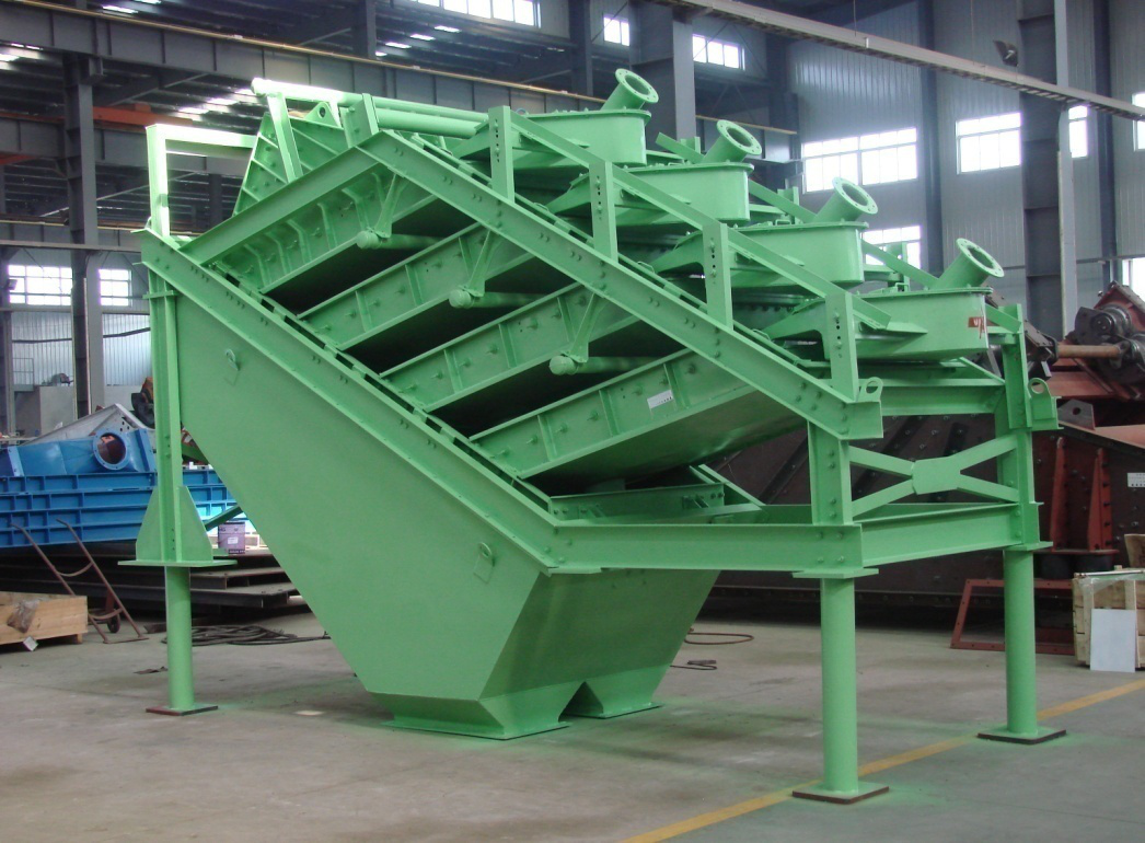 High frequency vibrating fine screen